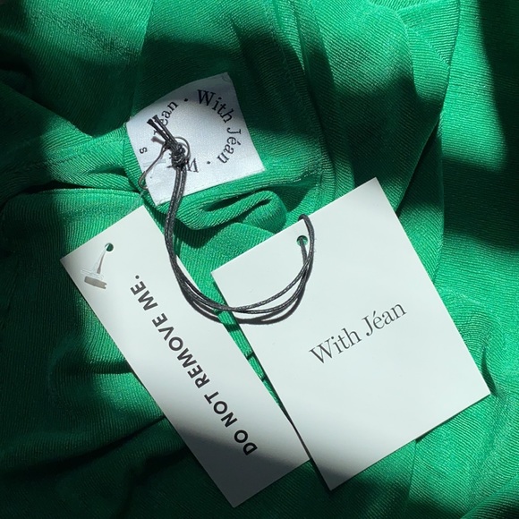 [with jean] green dress - Picture 3 of 3